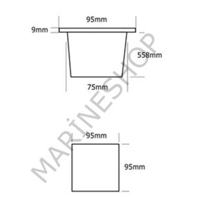 MİKSER İÇİN GÖMME YUVA  BEYAZ  PLASTİK