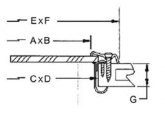 Yuvarlak sabit lumboz 127MM