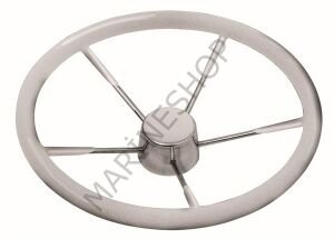 Dümen Simidi Paslanmaz Çelik Beyaz 34 Cm