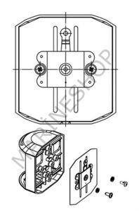 Aqua Signal 40/43/50 serisi için montaj braketi