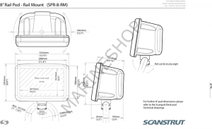 SPR-8-RM BEYAZ 8 KOMPAKT POD, RAYA MONTAJ