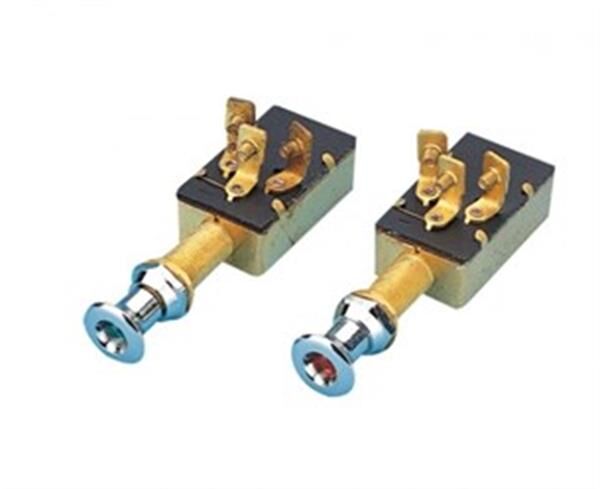 Çekmeli switch kırmızı ışıklı 12V/24V