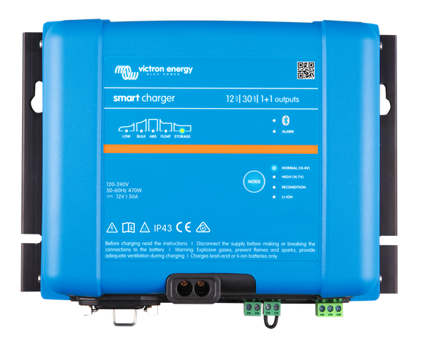 SMART IP43 CHARGER 12V/30A(1+1) 120/240V