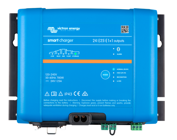 SMART IP43 CHARGER 24V/25A(1+1) 120/240V