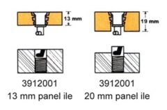 PYI Farş Montaj aparatı paslanmaz çelik 13-19mm