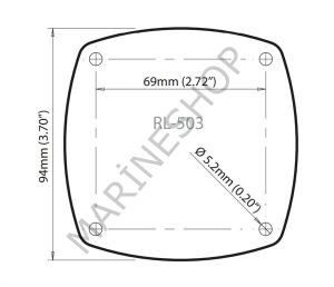 ROKK LOK MONTAJ PLAKASI LOWRANCE -  RL503