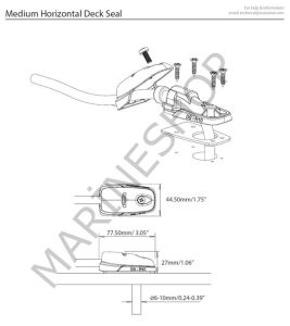 DS-H10 KABLO ÇIKIŞI, PLASTİK, SİYAH, 6-10MM