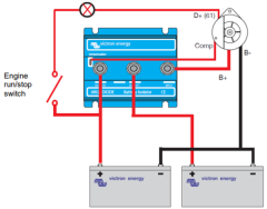 Argo Diyot 80A Akü İzolatörü 80-2AC-2