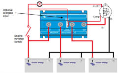 Argo Diyot 140A Akü İzolatörü 140-3AC-3
