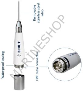 Scout Quick 3 Vhf Anteni Paslanmaz Çelik 1.1 Metre