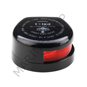 Trem İskele Seyir Feneri Siyah 12/24V Ledli