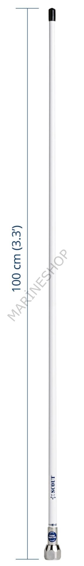 Scout -Quick 1- Vhf Anteni, Fiberglass 1 Mt