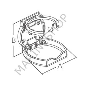 Paslanmaz Çelik Kapaklı Katlanır Bardaklık