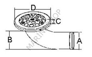 SU GİDERİ 51MM ÇIKARILABİLİR KAPAK