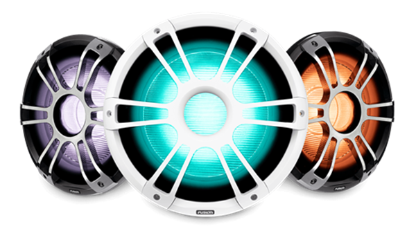 Fusion 12inç Subwoofer Ledli 1400W Sport Krom