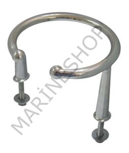 Tekli Paslanmaz Çelik Bardak tutucu Saplamalı