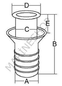 SU GİDERİ. PASL.ÇELİK 13MM