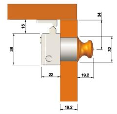 Basmalı dolap kilidi paslanmaz çelik