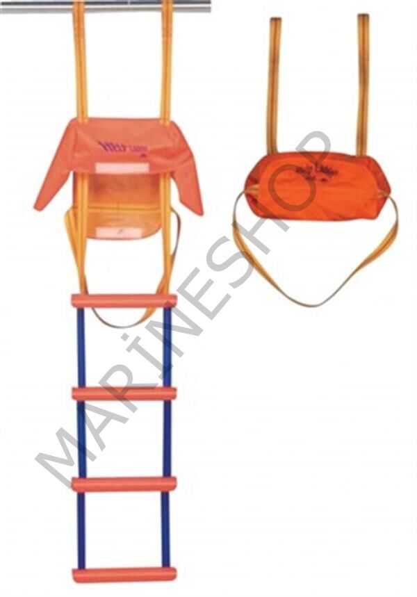 Portatif Çantalı 5 Basamaklı merdiven 134 mm