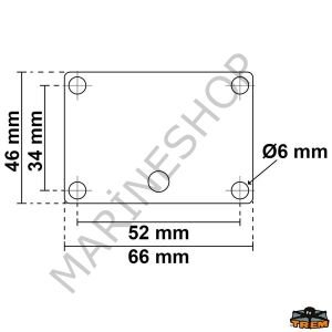 Trem Direkli Silyon Sancak İskele Feneri 100cm Yana Montaj12V