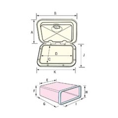 Nuova Rade Torpido Kutusu Kilitli