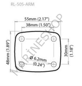 Scanstrut RL-505-ARM Rokk Montaj Plakası