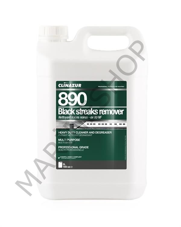 Clin Azur -890- Konsantre Gövde - Güverte Temizleyici 5 Litre