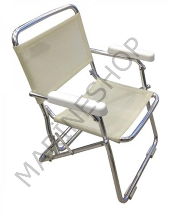 Springfield Euro aluminyum ayaklı katlanır güverte sandalyesi