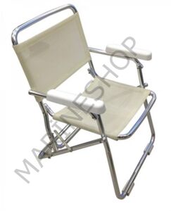 Springfield Euro aluminyum ayaklı katlanır güverte sandalyesi