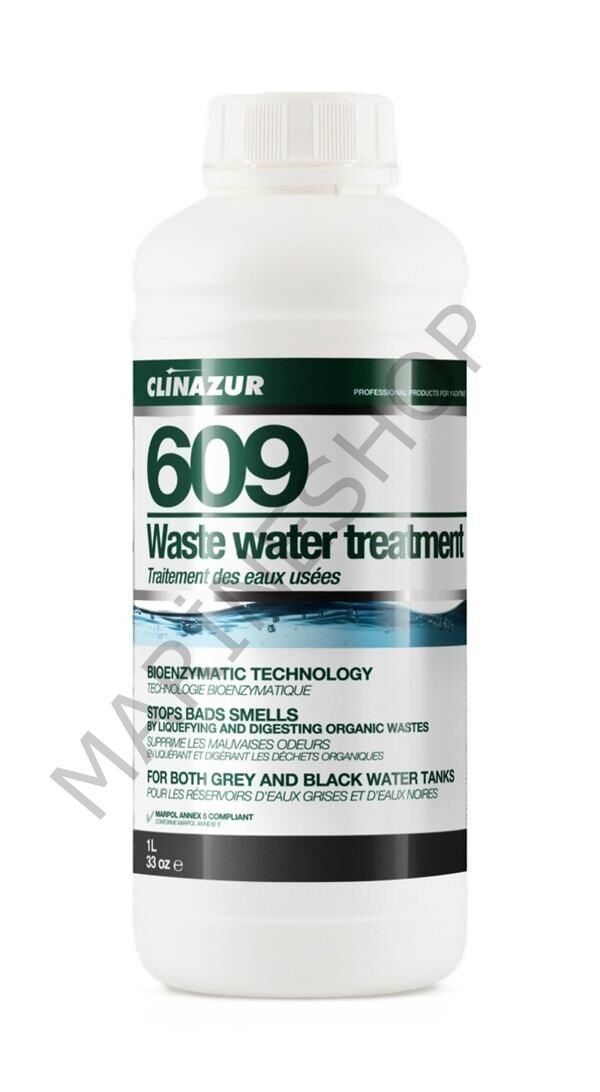 Clin Azur -609- Pis Su Tankı Temizleyici 1 Litre