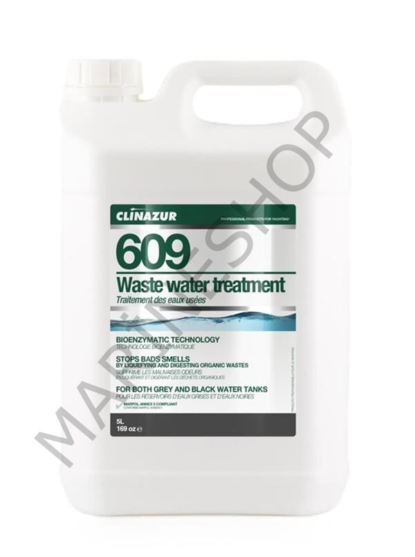 Clin Azur -609- Pis Su Tankı Temizleyici 5 Litre