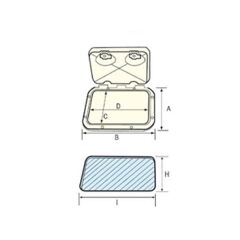 Nuova Rade Classic Plastik Kapak 463 X 517 mm