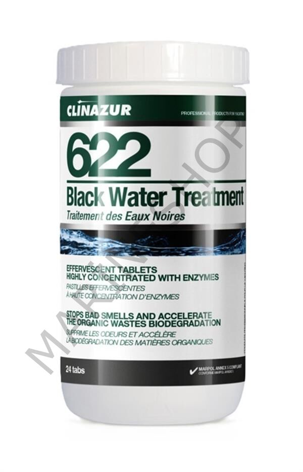 Clin Azur -622- Pis su tankları için tablet 24 adet