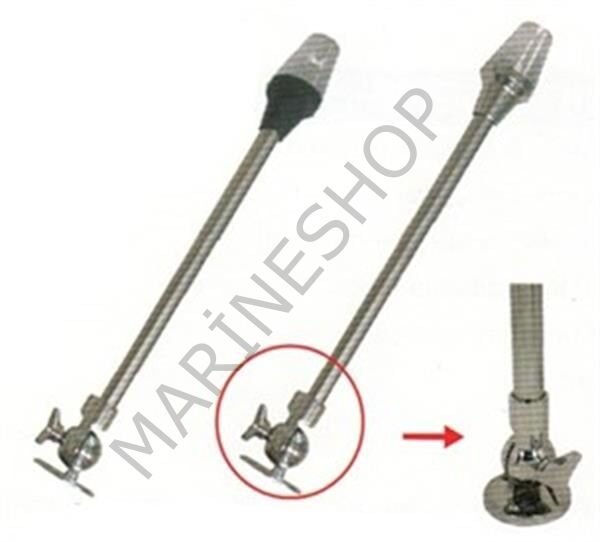 Direkli Silyon Feneri 12V 67mm Paslanmaz Çelik