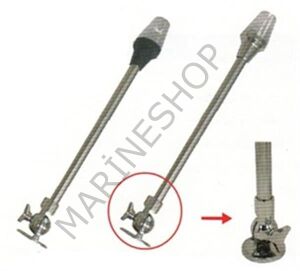 Direkli Silyon Feneri 12V 67mm Paslanmaz Çelik