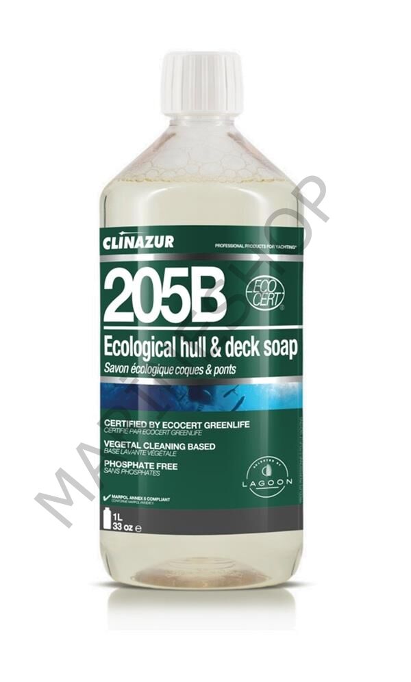 Clin Azur Ekolojik Gövde ve Güverte için Konsantre Temizleyici 1 Litre