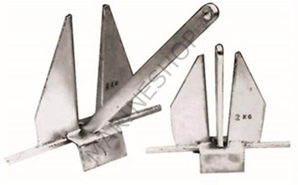 Danforth tipi çıpa, galvaniz 2,5KG