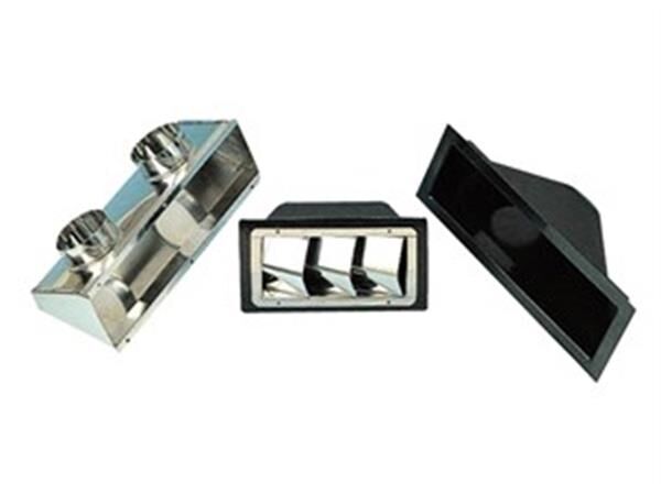 Havalandırmalar için kollektör kutu 76mm abs-sol