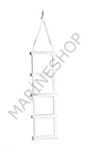 Beyaz Plastik basamaklı ip merdiven