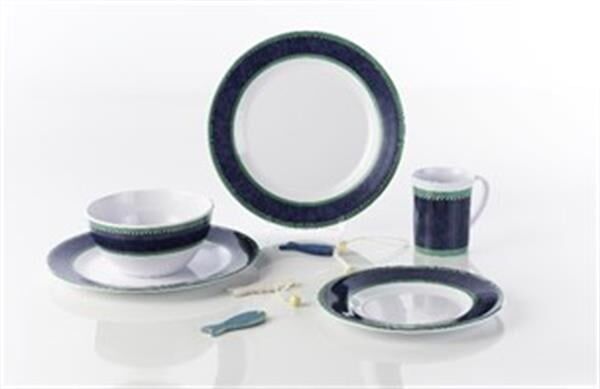 High-Line Marble Blue serisikesme tablası 22x13cm