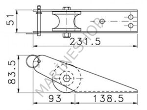 Baş makarası 51x232mm