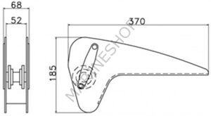 Baş makarası 68x370mm