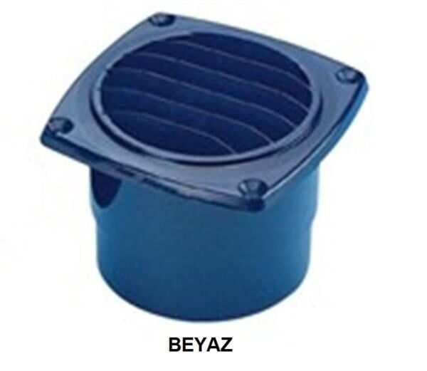 Plastik havalandırma beyaz 102mm