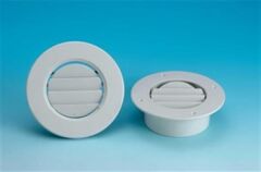 PLASTİK HAVA ÇIKIŞ MENFEZİ BEYAZ Ø165MM