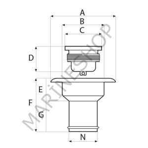 Su dolum ağzı 38mm