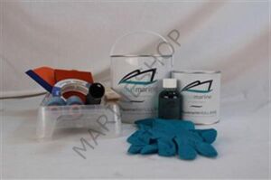 AquaMarine Hull Silikon Bazlı Su altı Koruma Boyası Kırmızı 3.5 Lt