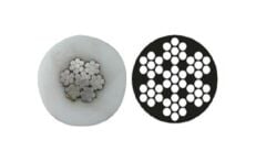 PASLANMAZ ÇELİK İZOLELİ HALAT, 4x6MM, 7x7, AISI316