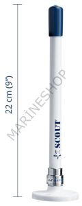 SCOUT KS-10 VHF ANTENİ, 22CM. YÜZ. MON. (5M KABLO+KONN.)