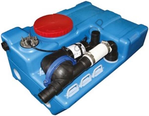 Pis su tankı sistemi 100L 24V MACERATÖRLÜ
