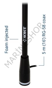 KS-22 VHF Fiberglas Anten 1,5 m